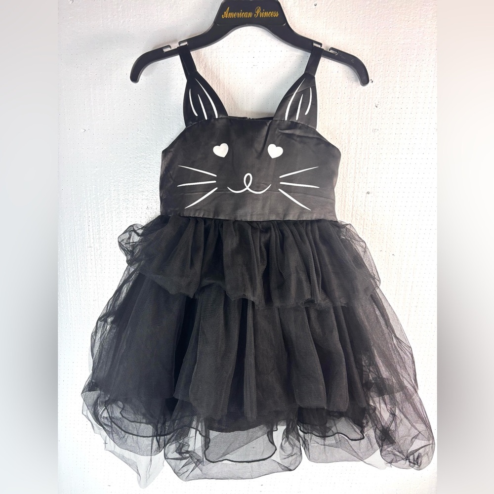 Kitty Cat Chic Tulle Black Girls Formal Dress - Kids